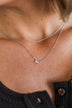 Worth Your While 2-Tier Necklace- Silver