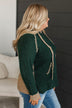 The One & Only Hooded Pullover Sweater- Forest Green