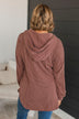 Stroke Of Luck Ribbed Pullover Top- Brick