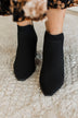 Soda Nickel Booties- Black