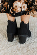 Soda Nickel Booties- Black