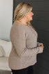 Lost In Your Smile Knit Sweater- Light Mocha