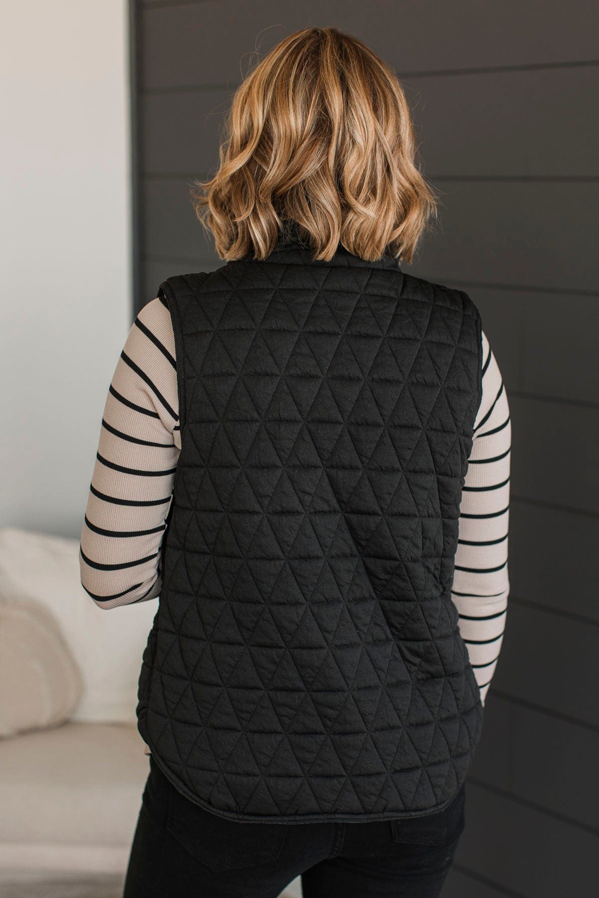 Beyond Comparison Puffer Vest- Black