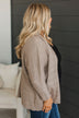 Just You & Me Dolman Sleeve Cardigan- Stone