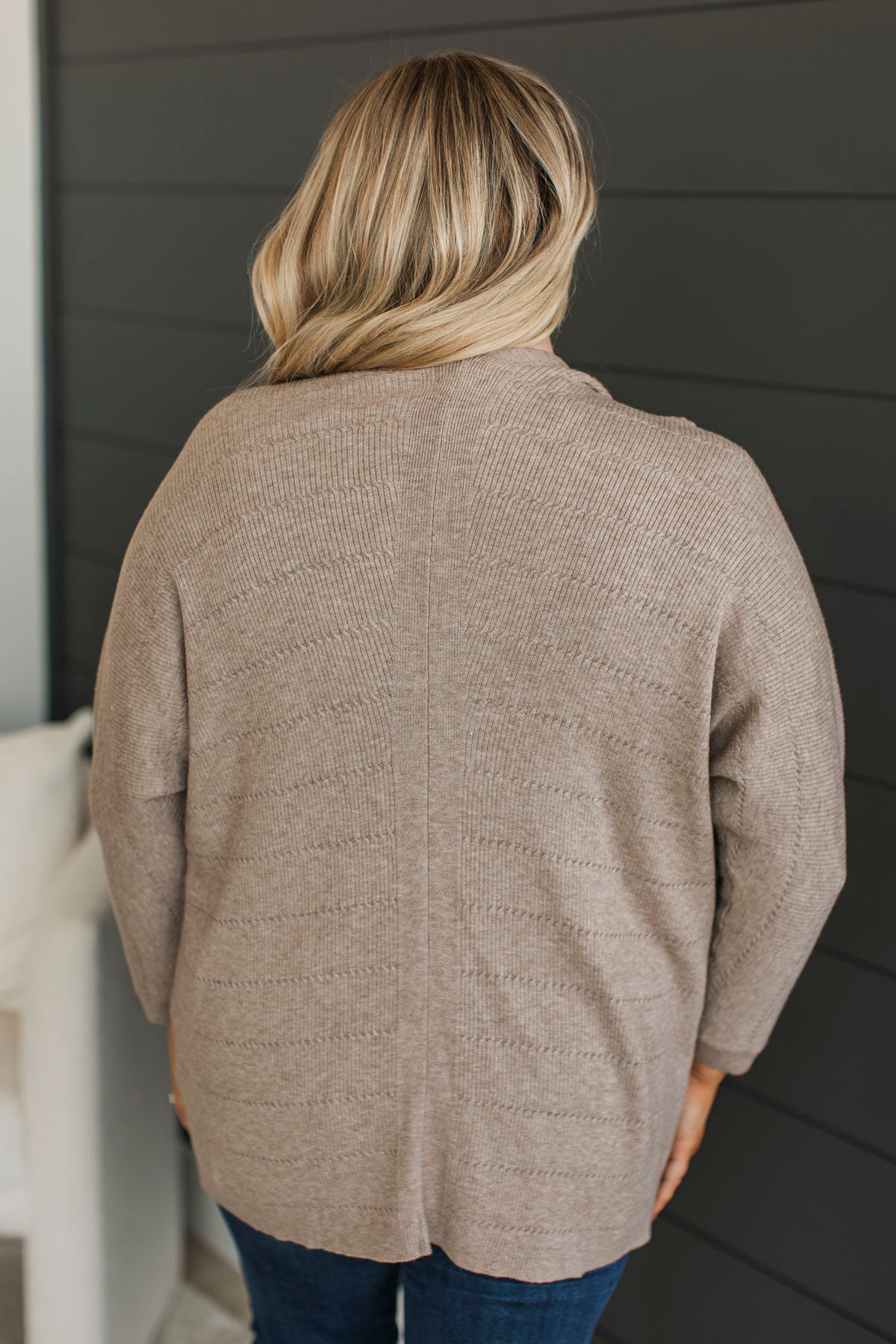 Just You & Me Dolman Sleeve Cardigan- Stone