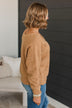 More Than Okay Knit Dolman Sweater- Honey