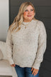 Take It In Stride Sprinkle Knit Sweater- Oatmeal