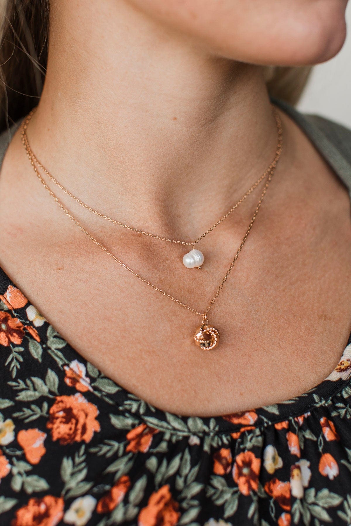 Leave Them In Awe 2-Tier Necklace- Gold