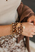 Spark Up A Rhythm Beaded Bracelet Set- Brown