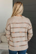 All We Have Striped Knit Sweater- Taupe