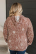 Matters Of Love Hooded Floral Top- Clay