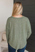 Best Part Of Me Long Sleeve Top- Light Olive