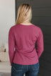 Sincere Wishes Long Sleeve Top- Berry