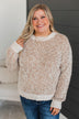 Brings Me Peace Popcorn Knit Sweater- Ivory & Golden