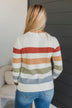 No Hesitations Striped Knit Sweater- Ivory