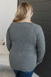 No Other Way Long Sleeve Top- Charcoal