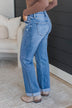 KanCan Straight Leg Jeans- Brigitta Wash