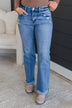 KanCan Straight Leg Jeans- Brigitta Wash