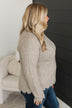 Hold On To Forever Knit Sweater- Mushroom