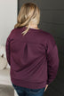 Ready For Fun Pullover Top- Wine