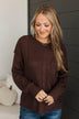 Good Things Await Knit Sweater- Brown