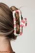 Enthralling Beauty Floral Hair Clip- Cream & Rose