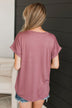 All The Best Short Sleeve Top- Clay