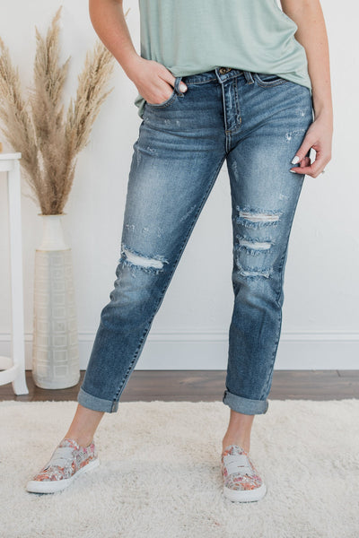 Sneak Peak Mid-Rise Skinny Jeans- Dawn Wash – The Pulse Boutique