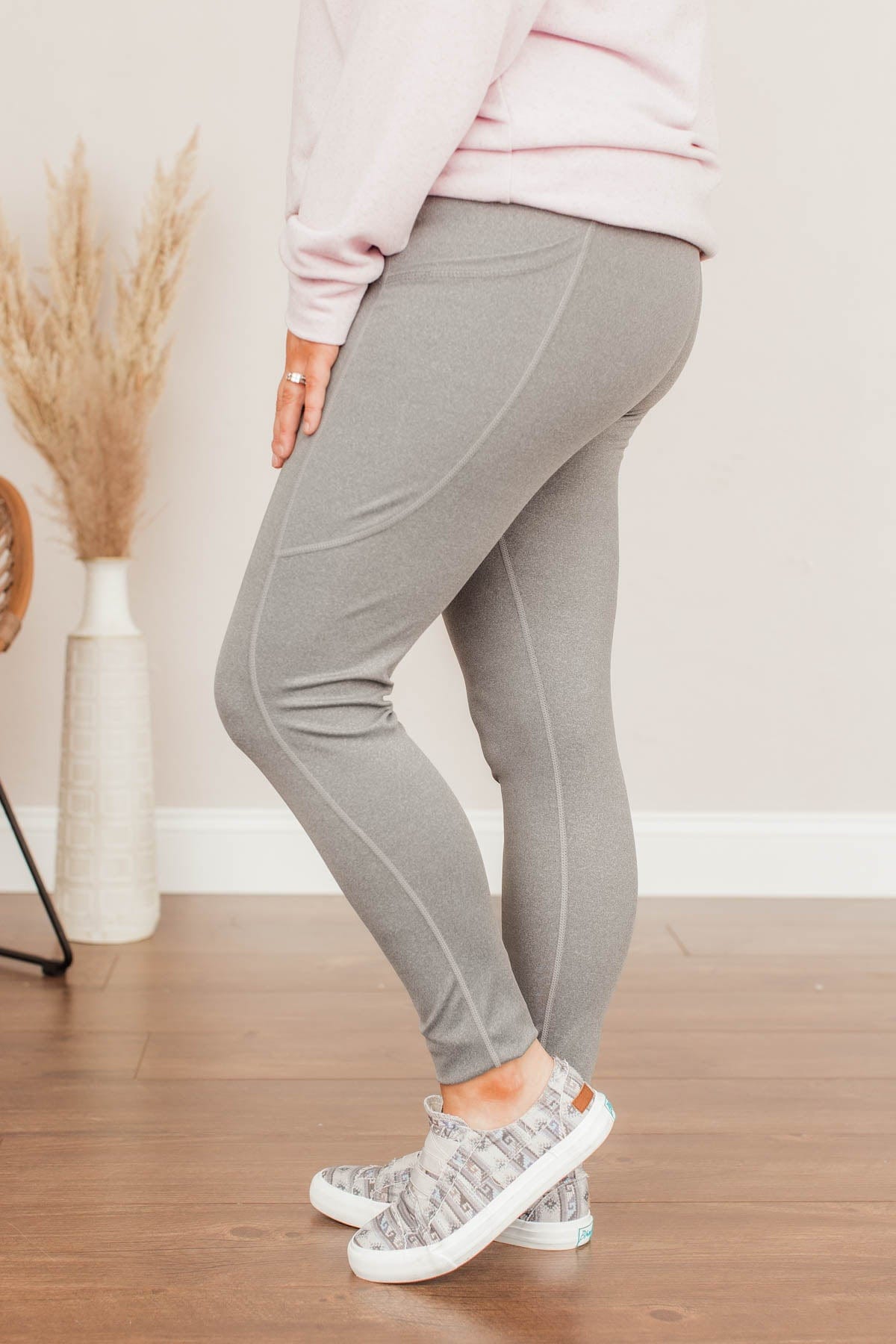 Heather Grey Yoga Cloth – gather here online