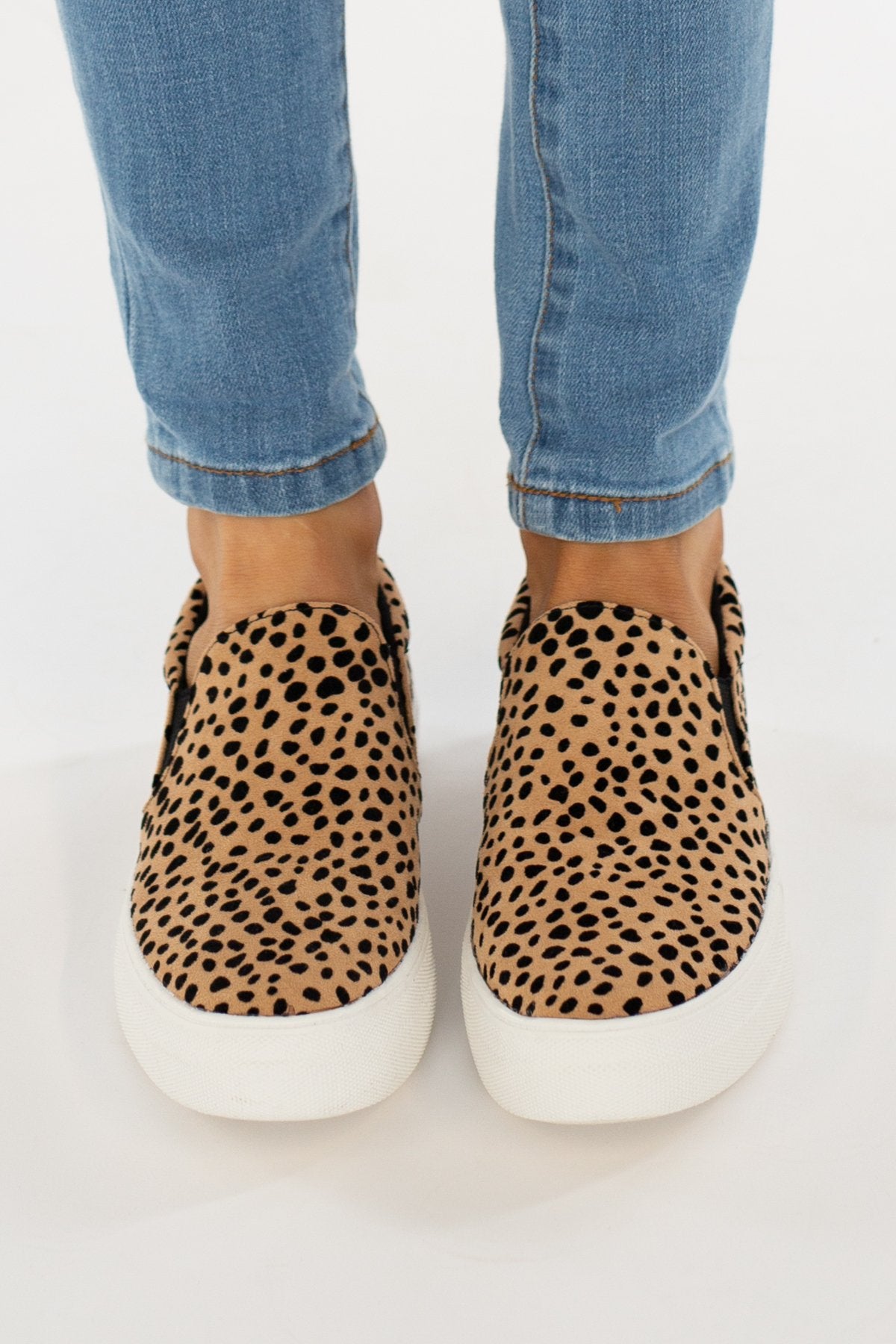 Soda Hike Slip On Sneakers Leopard