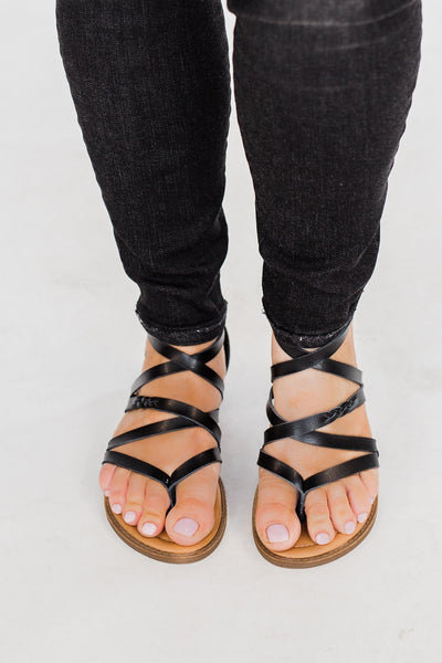 Blowfish Bungalow-B Sandals- Black – The Pulse Boutique