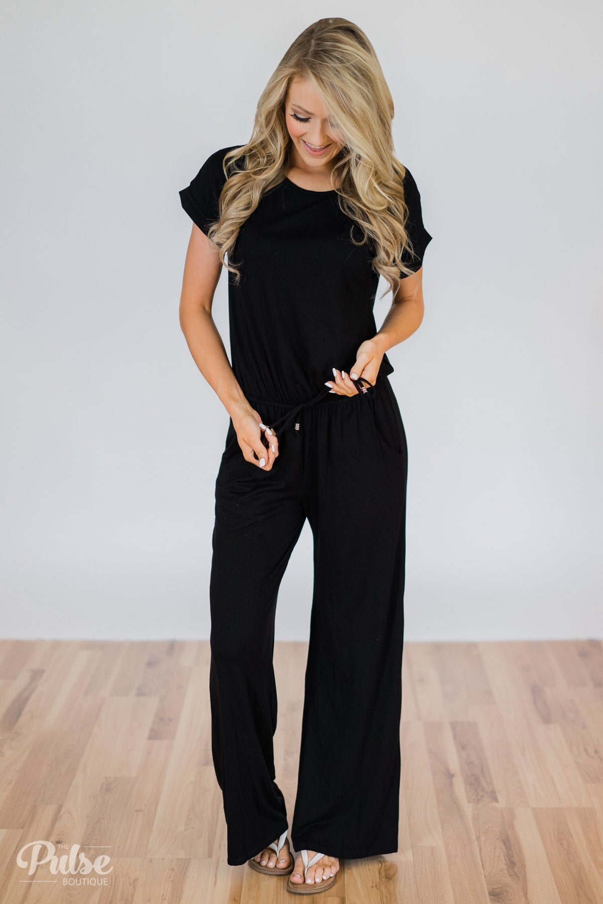 Black jumpsuit boutique online