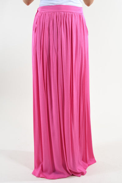Bright Pink Maxi Skirt – The Pulse Boutique