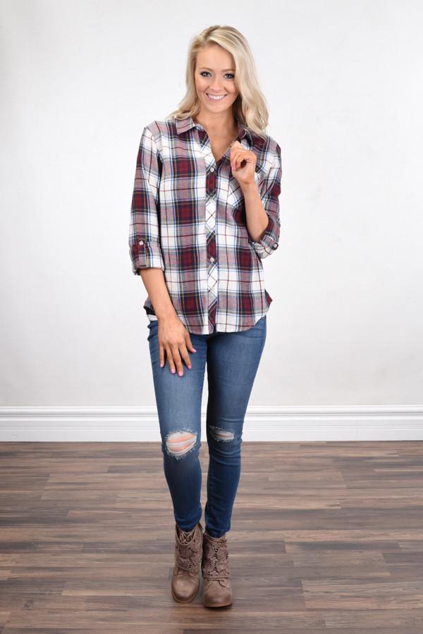 Thread & Supply ~ Red & Blue Plaid – The Pulse Boutique