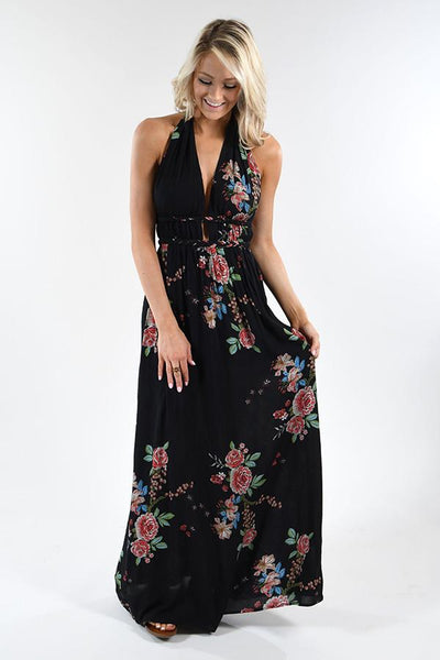 Magic Moments Maxi Dress - Black – The Pulse Boutique