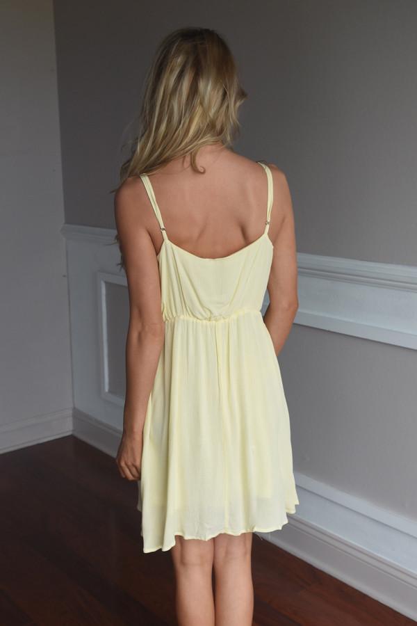 Light yellow sun dress hotsell