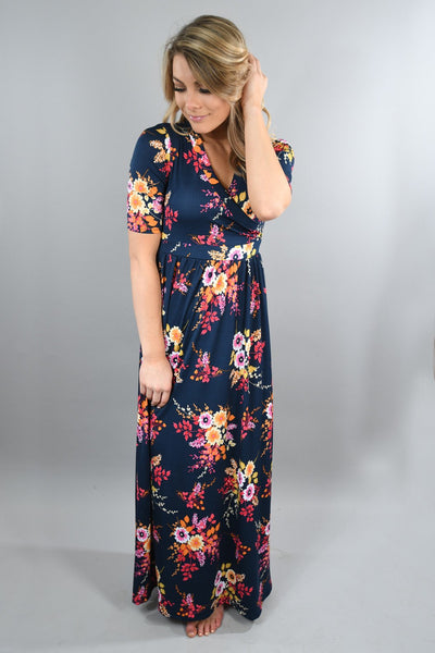 It's a Floral Time Maxi Dress – The Pulse Boutique