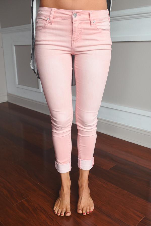 Dusty Pink Jeggings – The Pulse Boutique