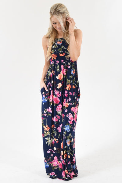 Floral State of Mind Maxi Dress – The Pulse Boutique