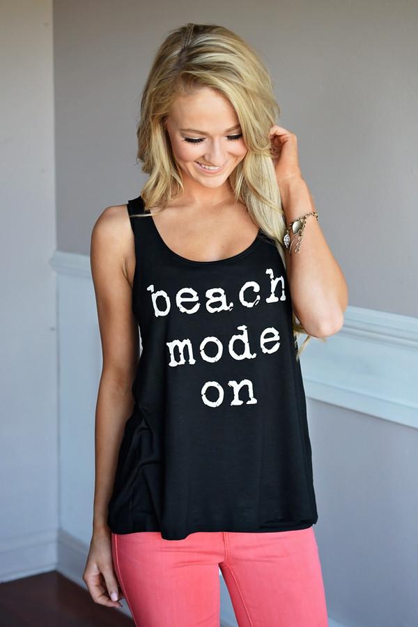 Beach Mode Tank – The Pulse Boutique