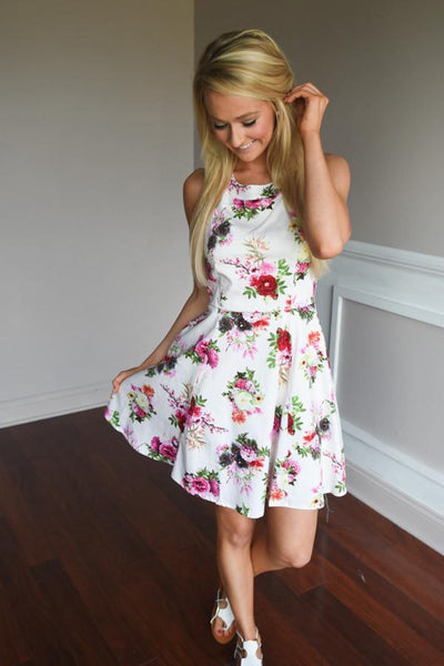 Bring the Party Floral Dress – The Pulse Boutique