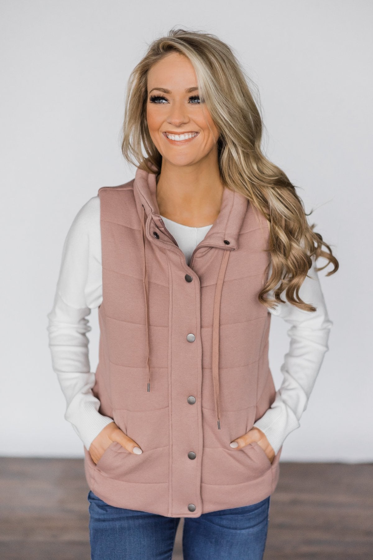 Blush Puffer Vest