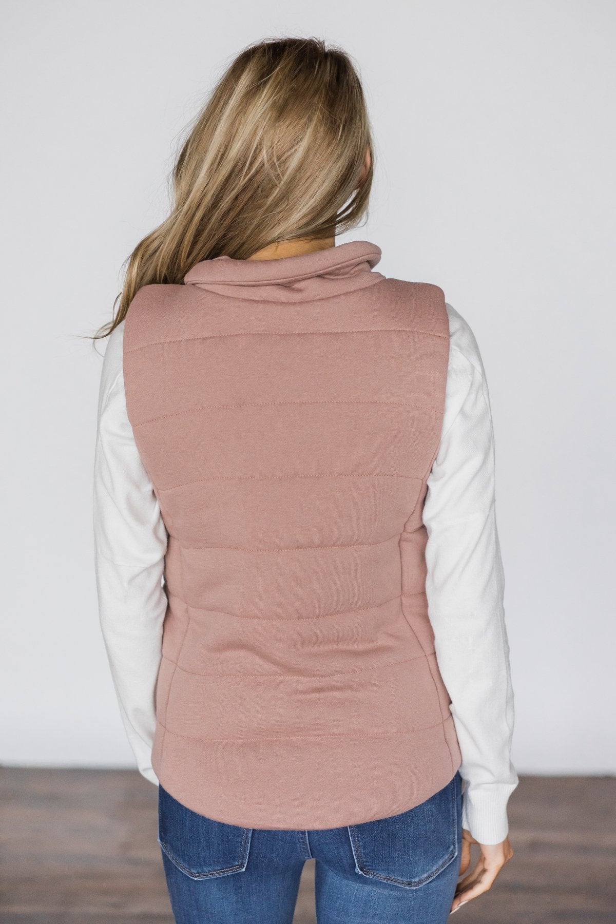 Blush hotsell puffer vest