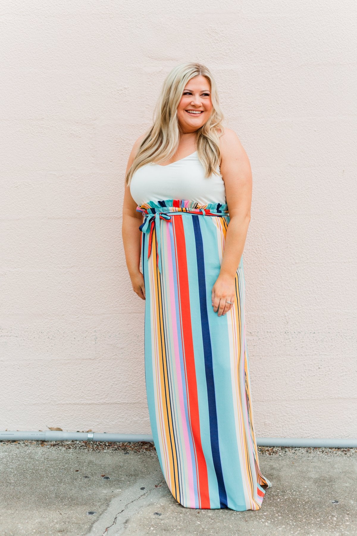 Sensational Summer Days Maxi Dress- Striped Multi-Color – The Pulse ...