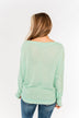 Hometown Cutie Lightweight Dolman Top- Mint