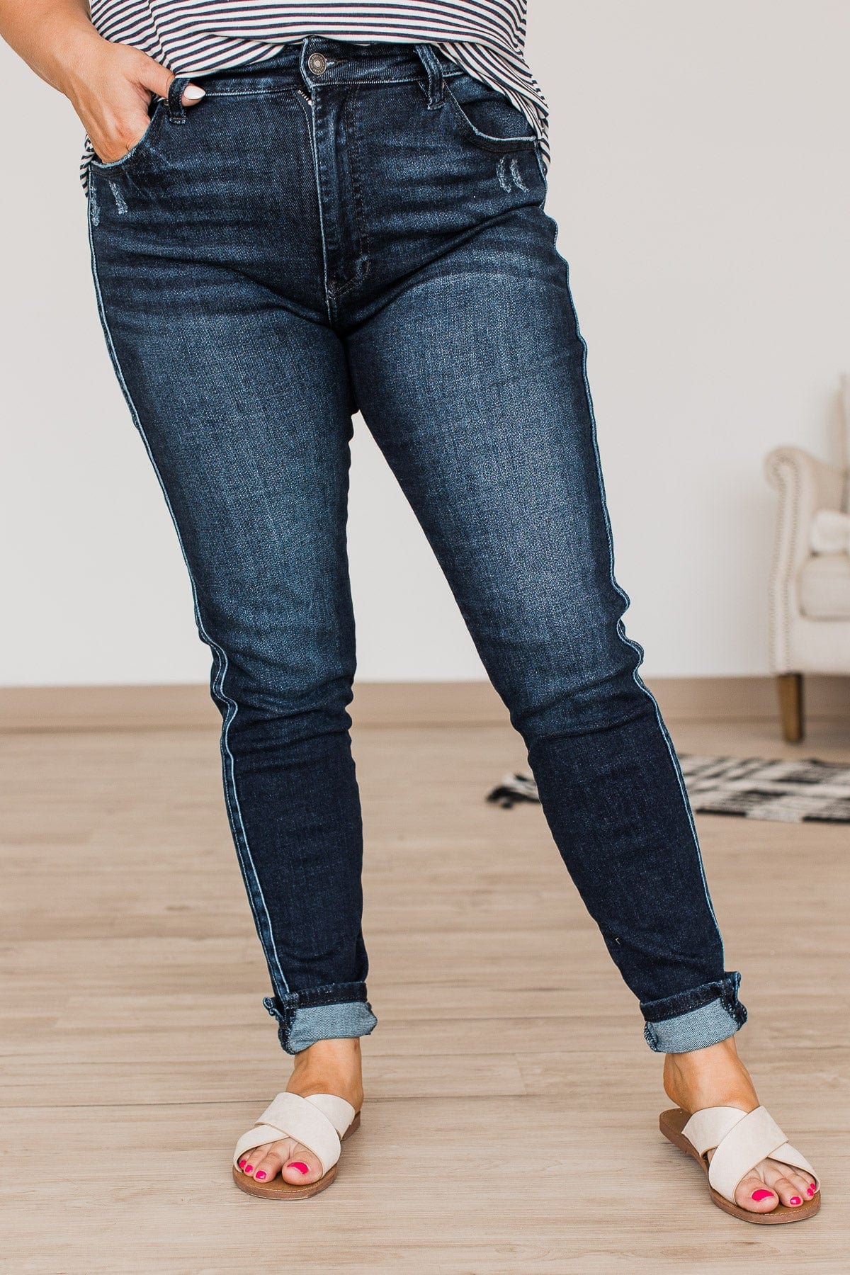 KanCan High-Rise Skinny Jeans- Nellie Wash – The Pulse Boutique