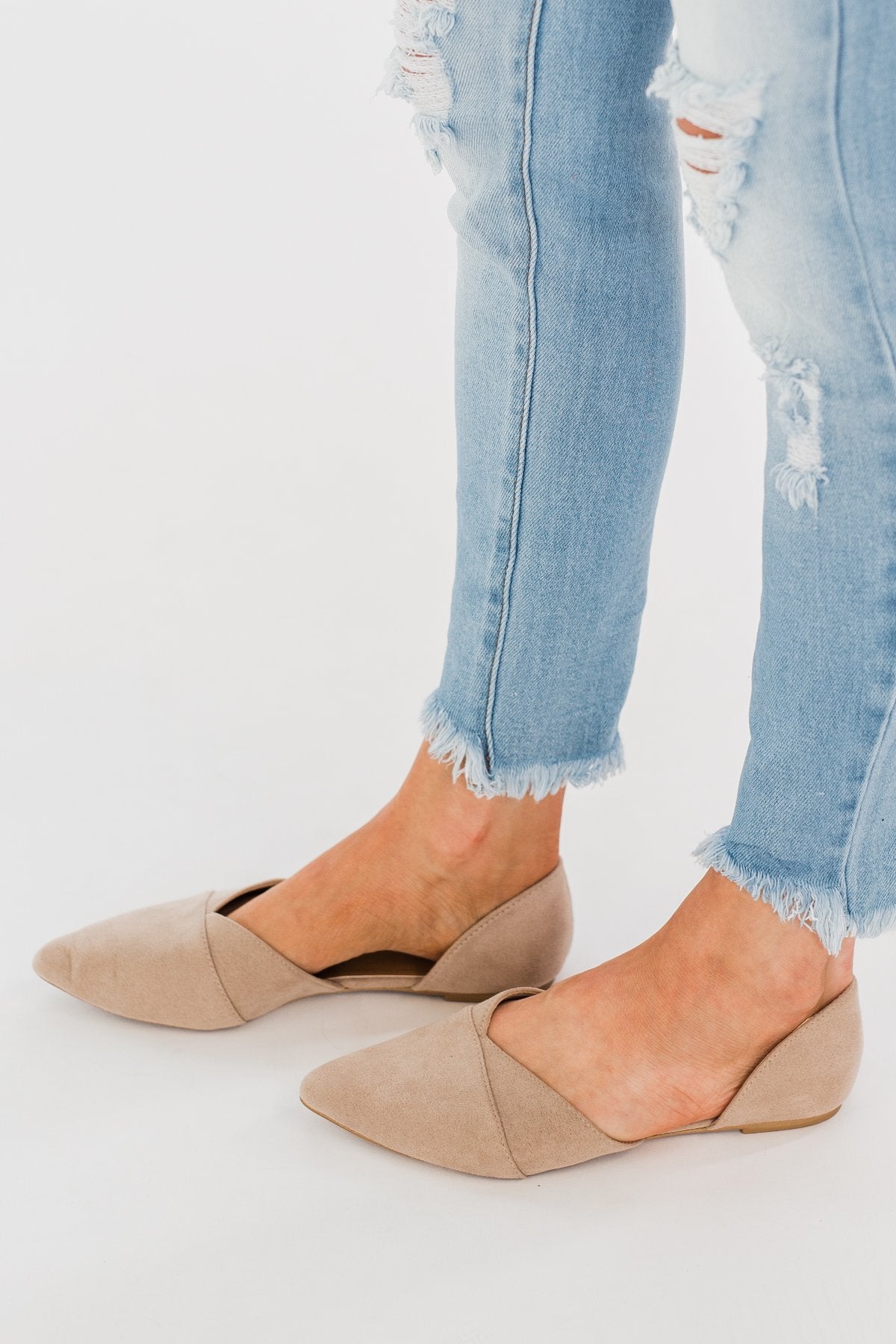 Qupid pointed toe flats online