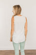 Prove Them Wrong Thermal Knit Tank Top- Ivory