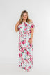 Dear Darling Off The Shoulder Floral Maxi Dress- White