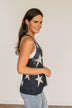 Sparkle & Shine Star Print Tank Top- Dark Navy